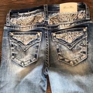 Miss Me embellished jeans SZ 24 boot cut